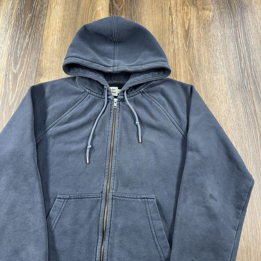 Flint And Tinder The 10-Year Hoodie Mens L Navy Blue Sweatshirt USA Huckberry